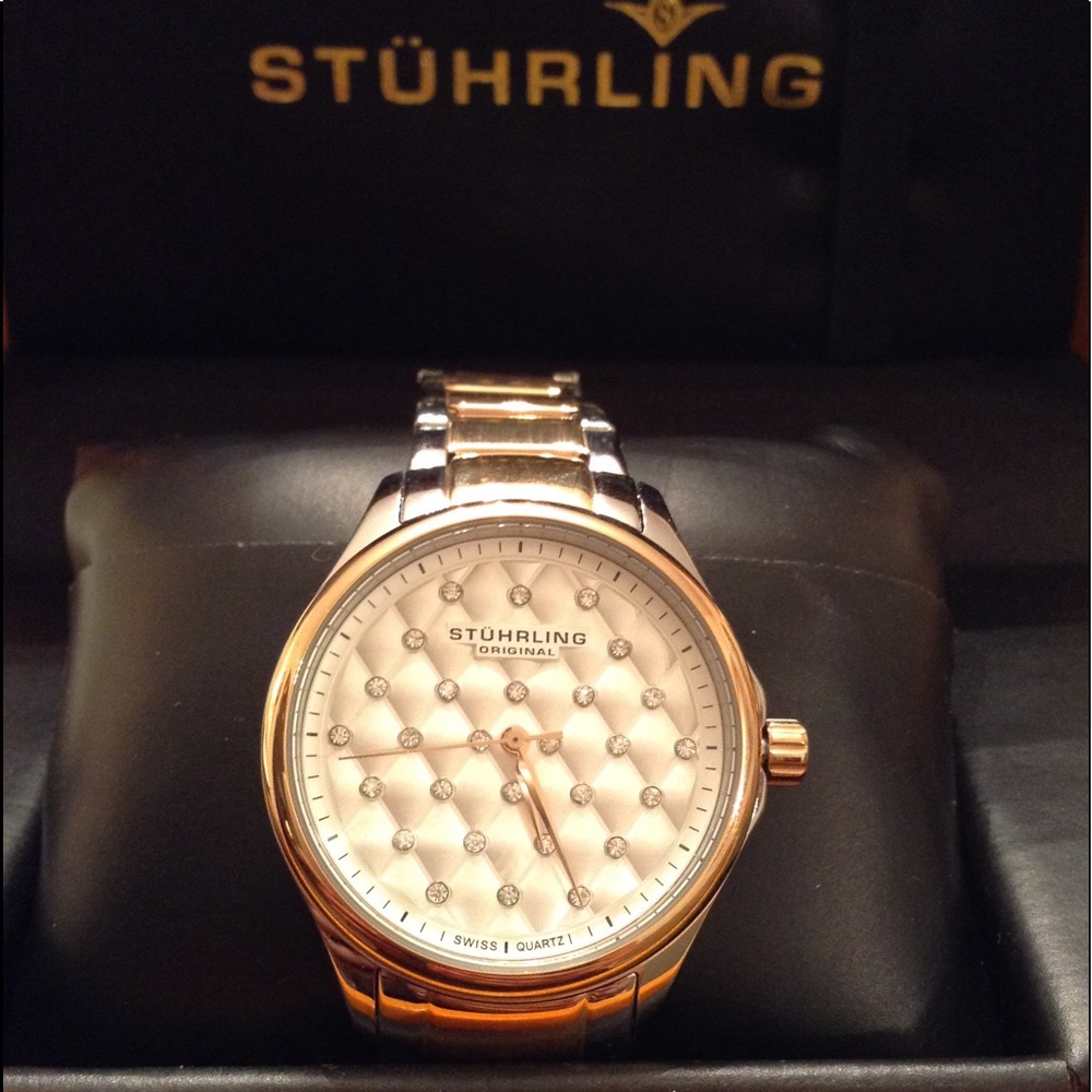 ✨STUHRLING✨Rose Gold Watch